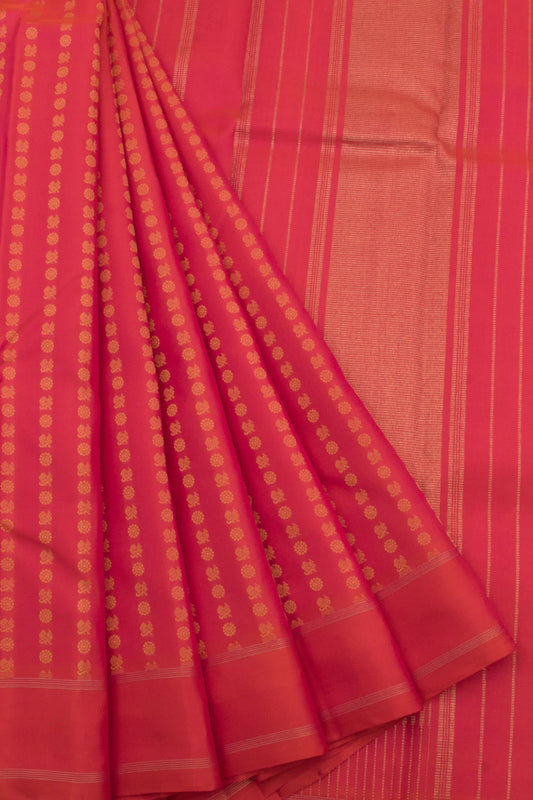 Pure Zari Threadwork Jacquard Kanjivaram Silk Saree