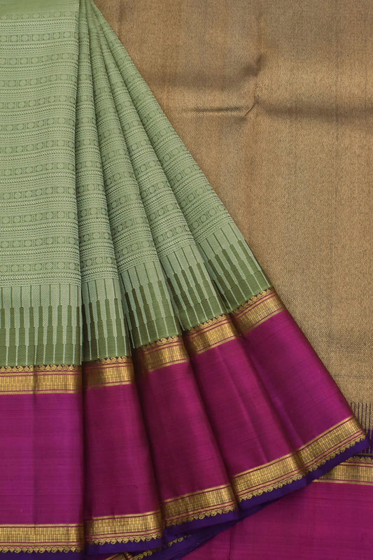 Pure Zari Jacquard Kanjivaram Silk Saree