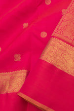 Eevara Pink Kancheevaram Heirloom Silk Saree-Rutambhara-Pink-RUTAMBHARA