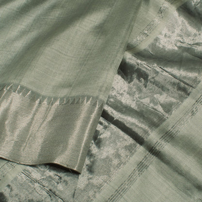 Handwoven Mangalgiri Silk Saree-Rutambhara-RUTAMBHARA