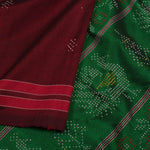 Handwoven Tangaliya Silk Cotton Saree-Rutambhara-RUTAMBHARA