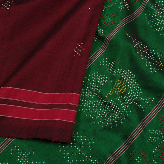 Handwoven Tangaliya Silk Cotton Saree