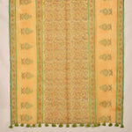 Hand Block Printed Chanderi Dupatta-Rutambhara-RUTAMBHARA