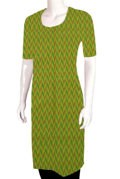 Handloom Ikat Silk Cotton Kurta Material-Rutambhara-RUTAMBHARA