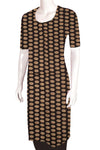 Hand Block Printed Gajji Silk Kurta Material