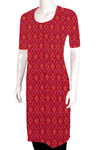 Handloom Ikat Silk Cotton Kurta Material