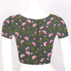 Pichwai Printed Raw Silk Blouse Material