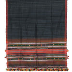 Handwoven Kutchi Weave Tussar Cotton Dupatta-Rutambhara-RUTAMBHARA