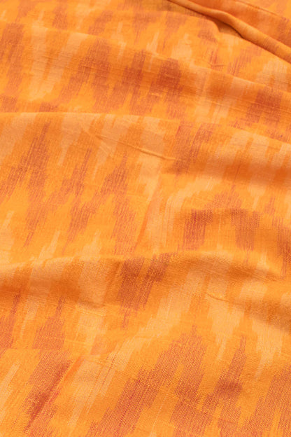 Handloom Ikat Raw Silk Kurta Material-Rutambhara-RUTAMBHARA