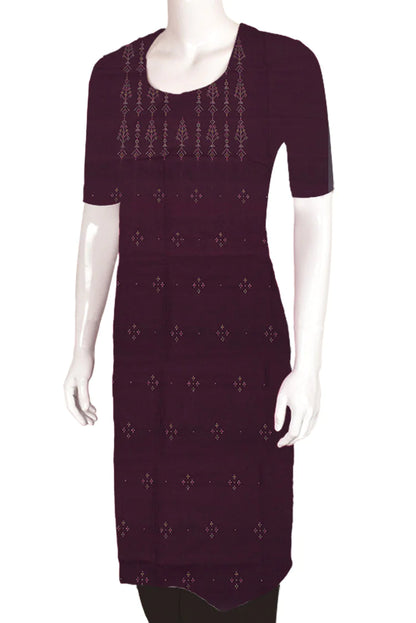 Tangaliya Cotton Kurta Material-Rutambhara-RUTAMBHARA