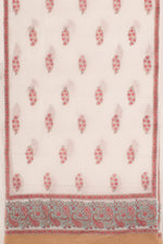 Hand Block Printed Mulmul Cotton 3-Piece Salwar Suit Material-Rutambhara-RUTAMBHARA