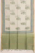 Hand Block Printed Chanderi 2-Piece Salwar Suit Material-Rutambhara-RUTAMBHARA