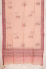 Hand Block Printed Cotton 3-Piece Salwar Suit Material-Rutambhara-RUTAMBHARA
