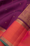 Eevara Royal Purple Kancheevaram Heirloom Silk Saree