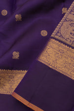 Royal Blue Kanjivaram Silk Saree-Rutambhara-RUTAMBHARA