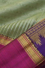 Pure Zari Jacquard Kanjivaram Silk Saree-Rutambhara-RUTAMBHARA