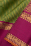 Eevara Green Magenta Kancheevaram Heirloom Silk Saree