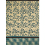 Hand Block Printed Chanderi Silk Cotton Saree-Rutambhara-RUTAMBHARA