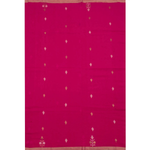 Pink Handwoven Jamdani Muslin Cotton Saree-Rutambhara-RUTAMBHARA