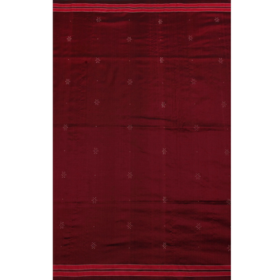 Handwoven Tangaliya Silk Cotton Saree-Rutambhara-RUTAMBHARA