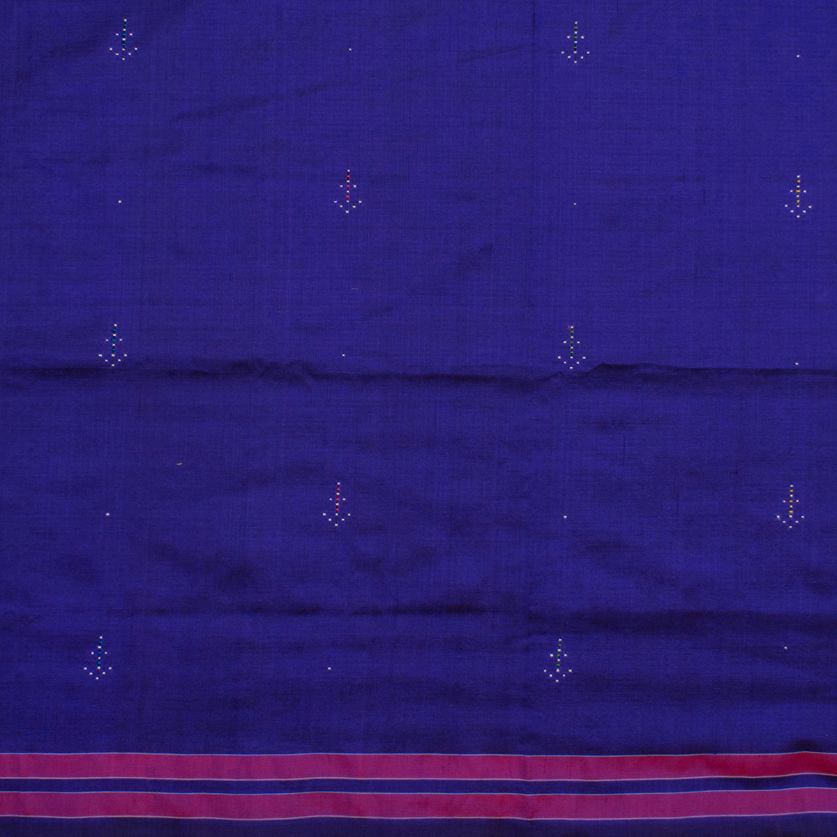 Handwoven Blue Tangaliya Silk Cotton Saree