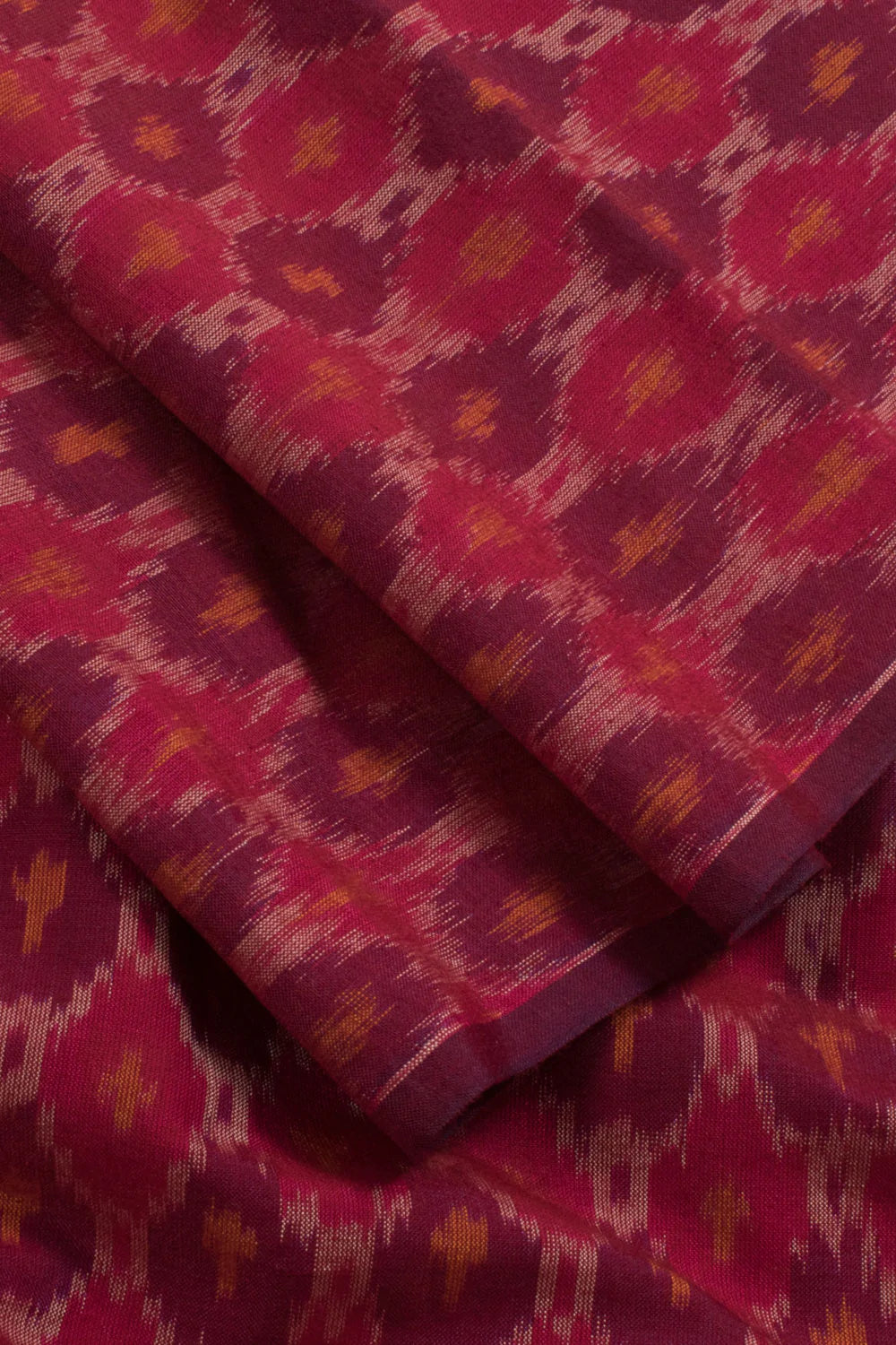 Handloom Ikat Silk Cotton Kurta Material-Rutambhara-RUTAMBHARA