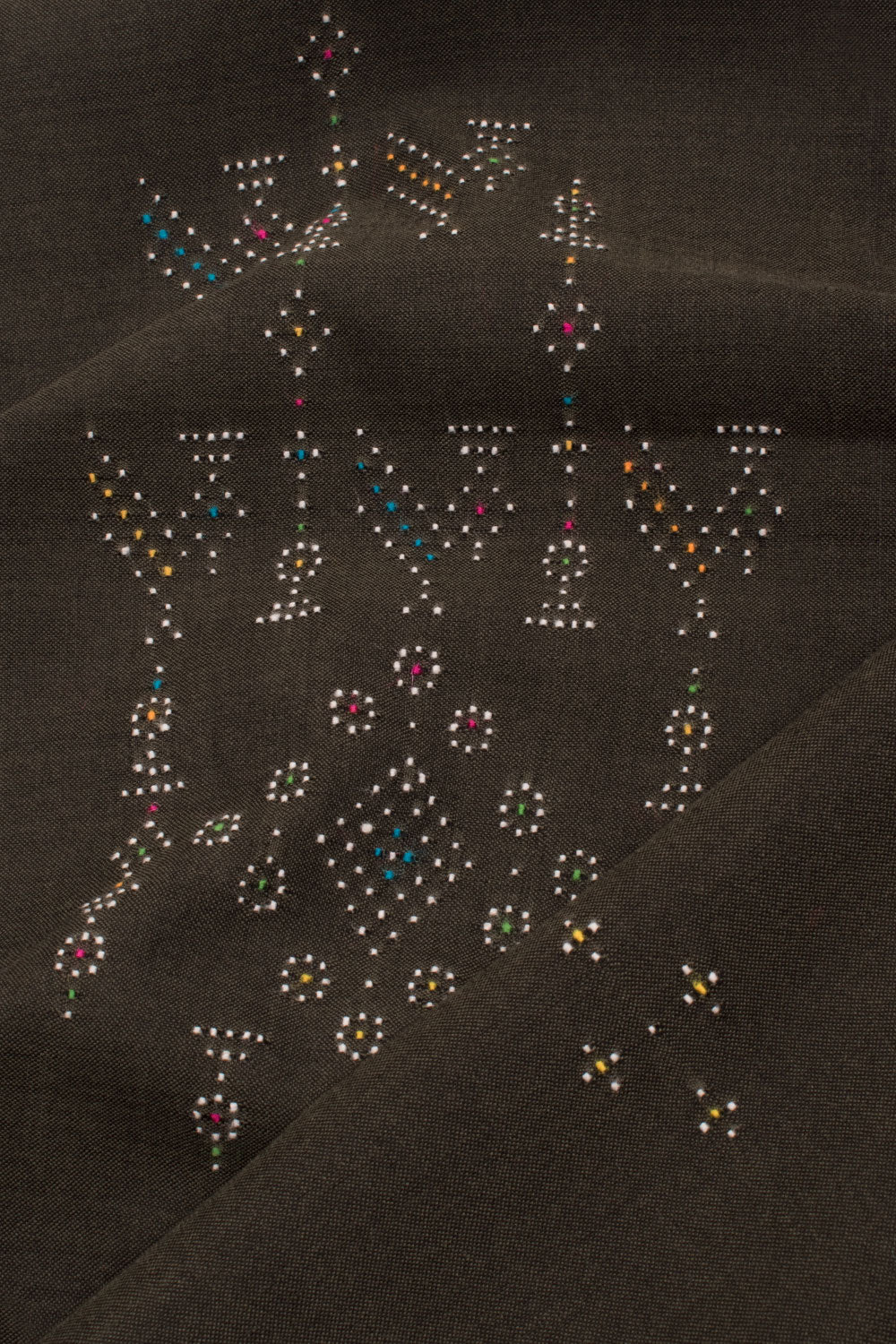 Tangaliya Cotton Kurta Material-Rutambhara-RUTAMBHARA