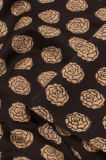 Hand Block Printed Gajji Silk Kurta Material-Rutambhara-RUTAMBHARA