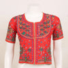 Hand Embroidered Raw Silk Crop Top