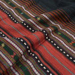 Handwoven Kutchi Weave Tussar Cotton Dupatta-Rutambhara-RUTAMBHARA