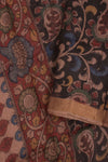 Hand Painted Pen Kalamkari Tussar Silk Dupatta