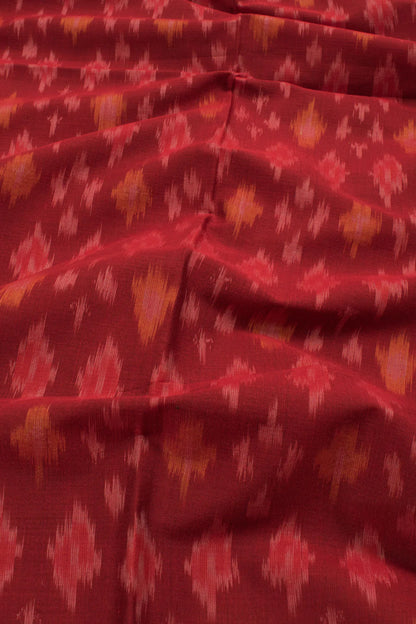 Handloom Ikat Silk Cotton Kurta Material-Rutambhara-RUTAMBHARA