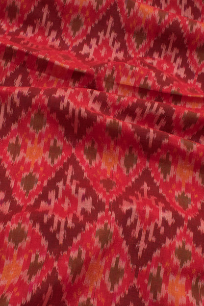 Handloom Ikat Silk Cotton Kurta Material-Rutambhara-RUTAMBHARA