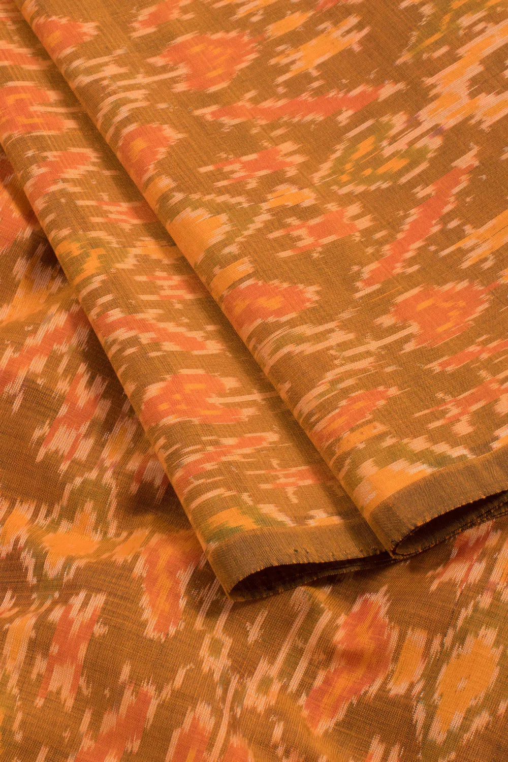 Handloom Ikat Silk Cotton Kurta Material
