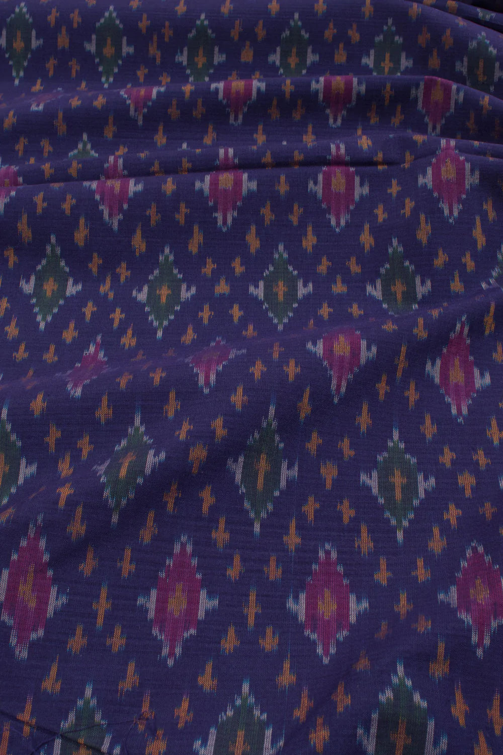 Handloom Ikat Silk Cotton Kurta Material-Rutambhara-RUTAMBHARA