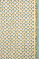 Hand Block Printed Silk Cotton 3-Piece Salwar Suit Material-Rutambhara-RUTAMBHARA