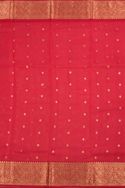 Handloom Chanderi Organza Saree-Rutambhara-RUTAMBHARA