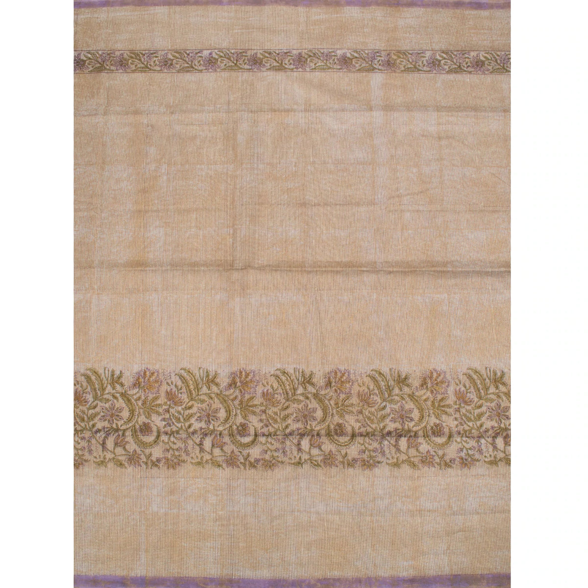 Hand Block Printed Chanderi Silk Cotton Saree