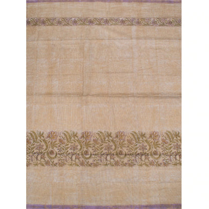 Hand Block Printed Chanderi Silk Cotton Saree-Rutambhara-RUTAMBHARA