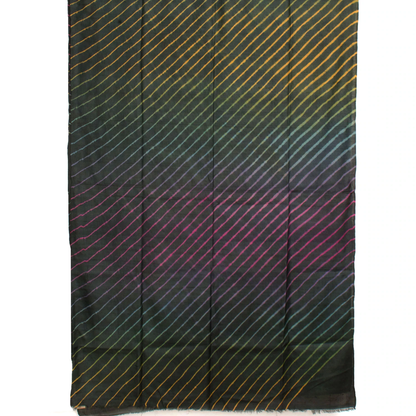Lehariya Tussar Silk Saree-Rutambhara-RUTAMBHARA