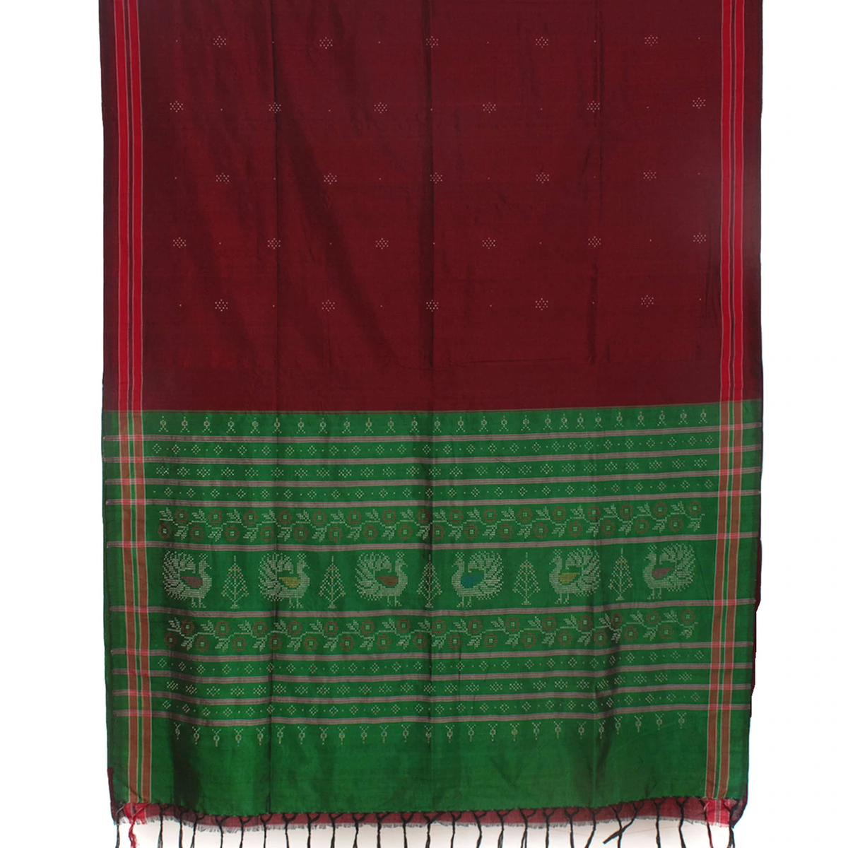 Handwoven Tangaliya Silk Cotton Saree