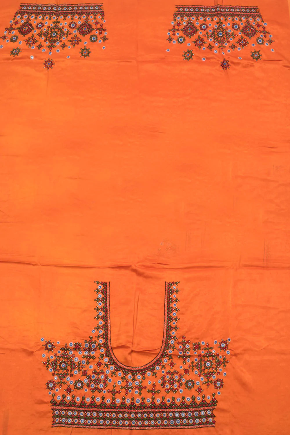 Mirror Embroidered Mashru Blouse Material
