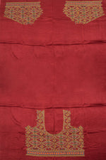 Mirror Embroidered Mashru Blouse Material-Rutambhara-RUTAMBHARA