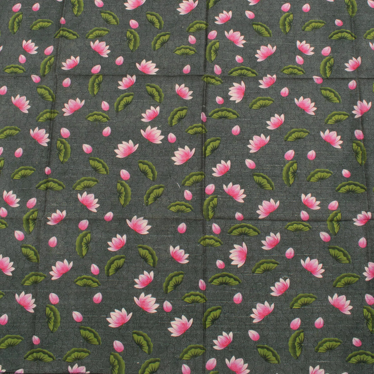 Pichwai Printed Raw Silk Blouse Material