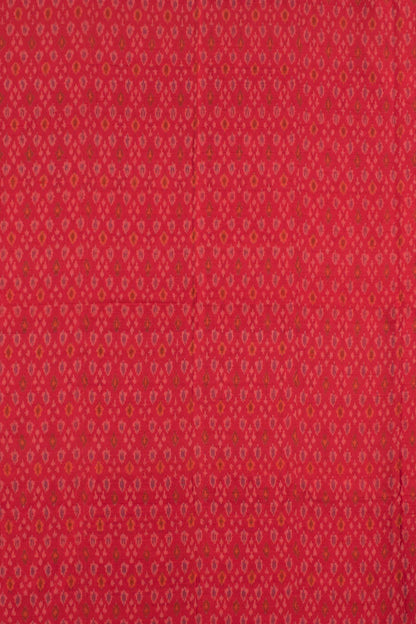 Handloom Ikat Raw Silk Kurta Material-Rutambhara-RUTAMBHARA