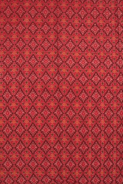 Handloom Ikat Silk Cotton Kurta Material-Rutambhara-RUTAMBHARA