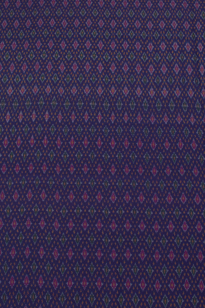 Handloom Ikat Silk Cotton Kurta Material-Rutambhara-RUTAMBHARA