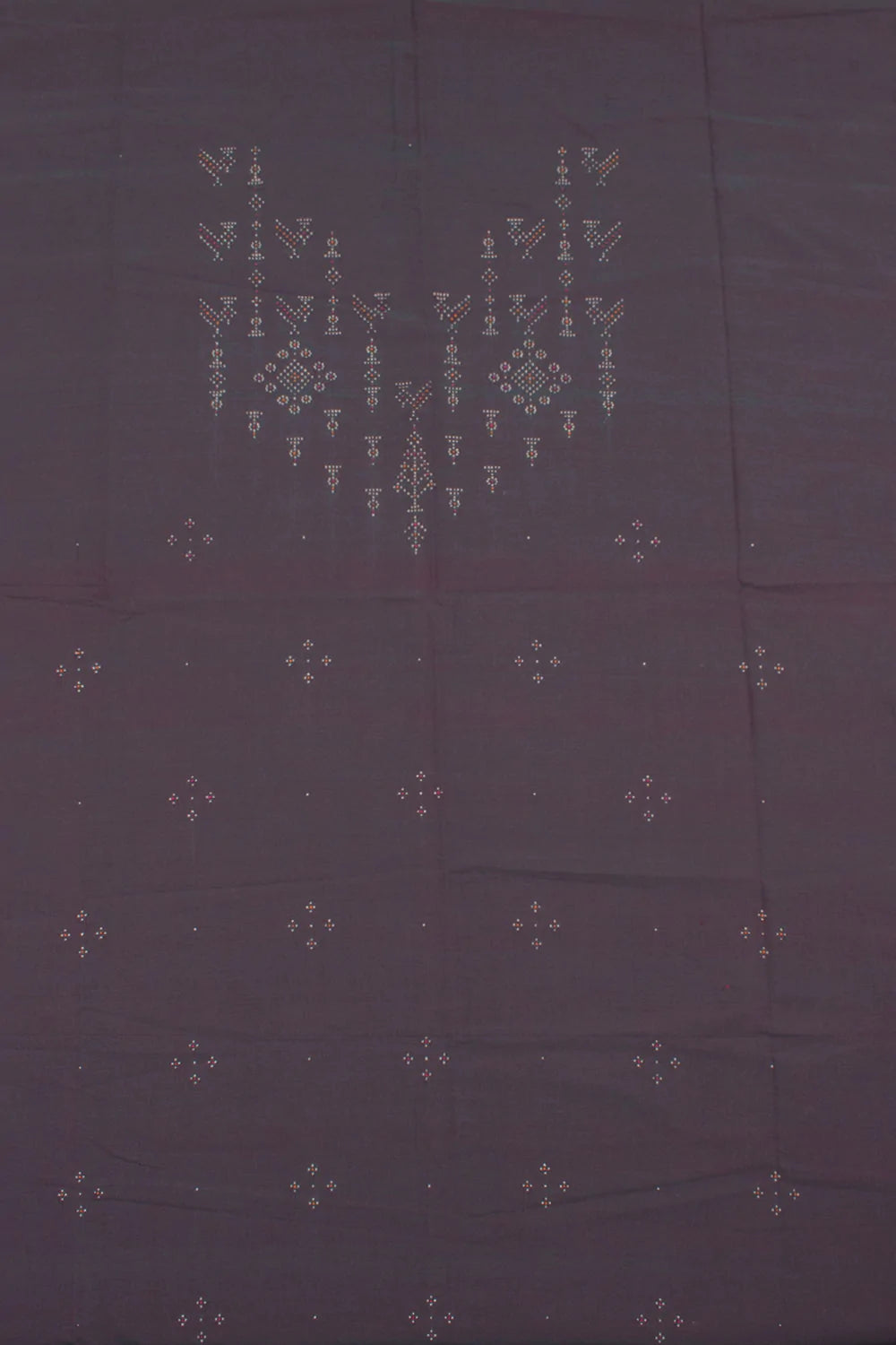 PURPLE TANGALIYA COTTON KURTA MATERIAL