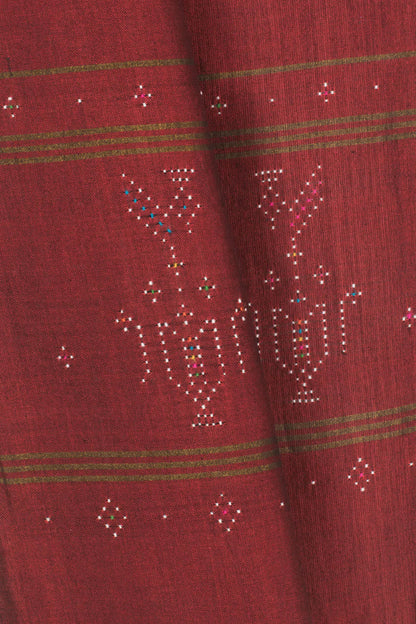 Tangaliya Cotton 2-Piece Salwar Suit Material-Rutambhara-RUTAMBHARA