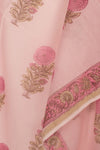 Hand Block Printed Chanderi Silk Cotton 2-Piece Salwar Suit Material